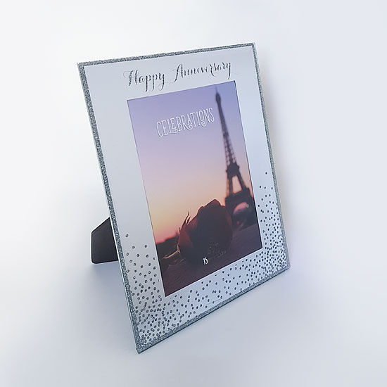 Happy Anniversary Celebrations Sparkle Frame