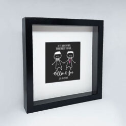 Mr & Mr Anniversary Gift in Box Frame