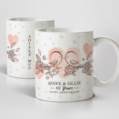 Little Love Birds Anniversary Cups
