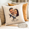 Cushion Caricature Anniversary Gift