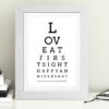 Love at First Sight Anniversary Print