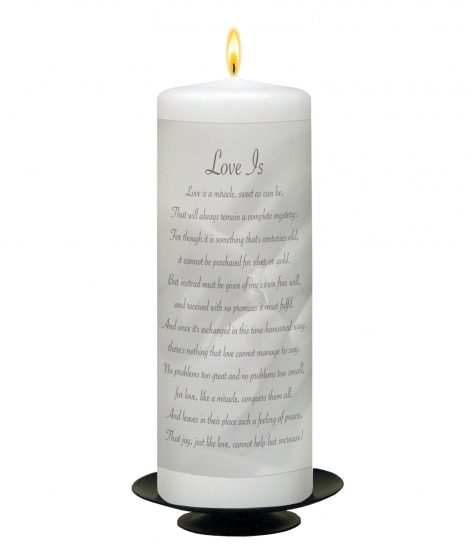 Engagement Candle Black