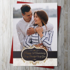Anniversary Card - Photo Upload (Personalise)