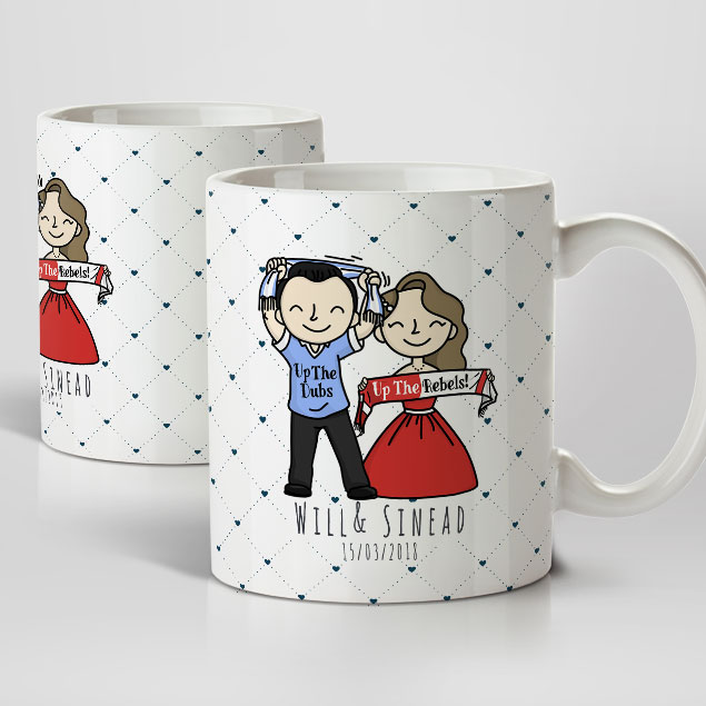 GAA Fans Personalised Anniversary Mugs