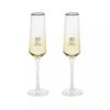 50th Anniversary Straight Flute Set of 2