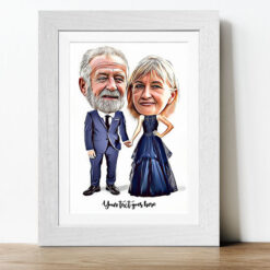 Couple Caricature Full Body