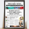 Ireland's Best Lover (Spoof Newspaper)