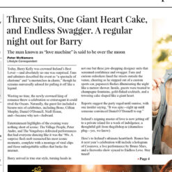 Ireland's Best Lover (Spoof Newspaper)