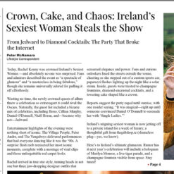 Ireland's Sexiest Woman (Spoof Newspaper)