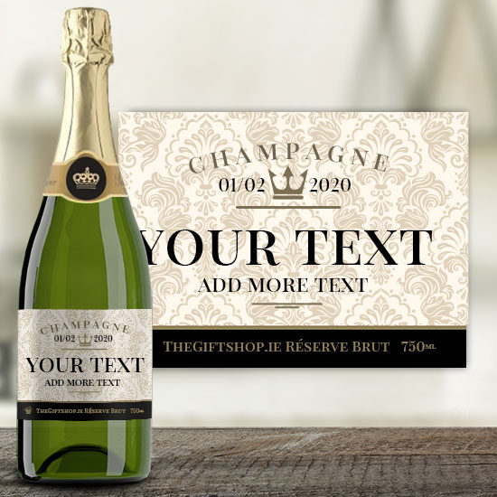 Personalised Champagne Bottle