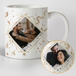 Anniversary Mug 3 Photo Upload