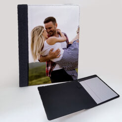 Medium Black Notepad with Photo Upload