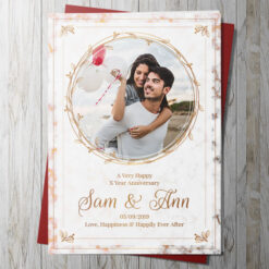 Anniversary Card upload your image 3