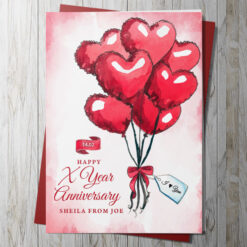 My Heart Anniversary Card (Personalised)