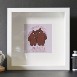 I Don't Bear-lieve it Framed Print