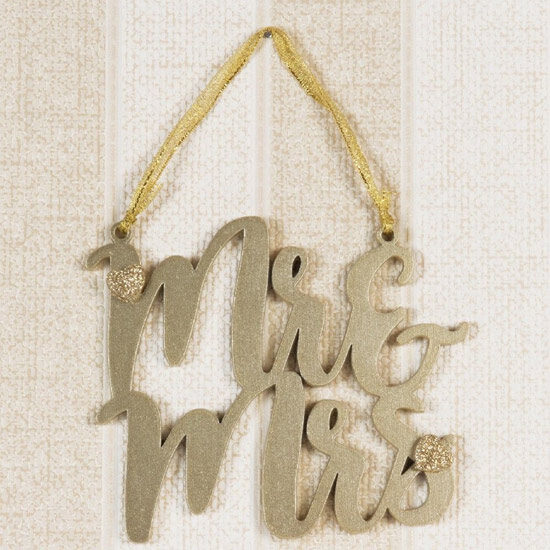 Always & Forever Mr & Mrs Hanging Plaque