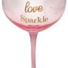 Love Live Sparkle Gin Glass in Gift Box