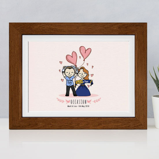 The Supporters Framed Print (Personalise)