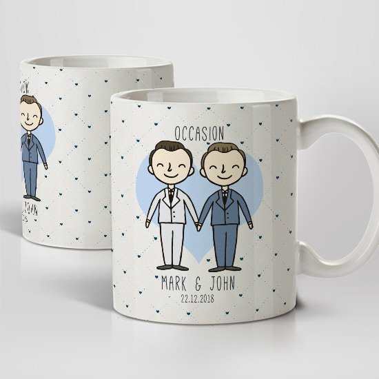 2 Guys Mugs (Personalise) - Image 2