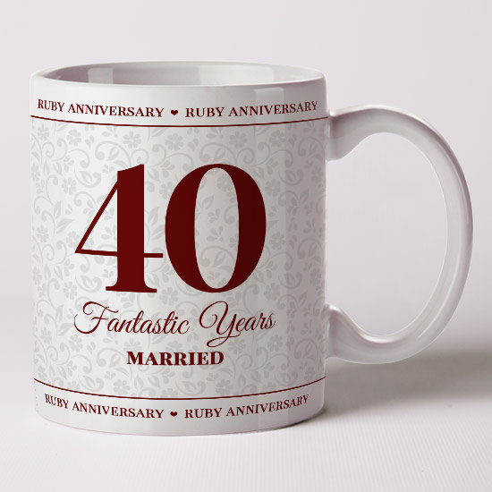 Celebration Mug 3 (Personalise) Anniversary or Birthday - Image 3