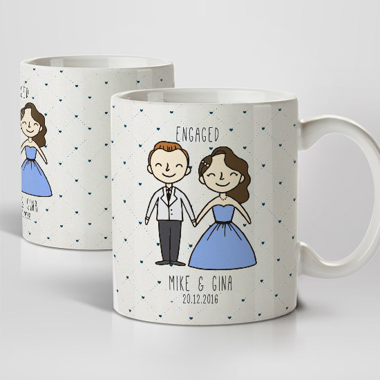 The Happy Couple Mugs (Personalise) - Image 3