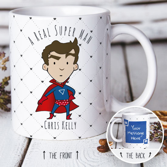 A Real Super Man Mug (Personalise)