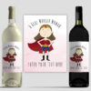 A Real Wonder Woman Personalised Wine