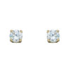 April Birthstone - 9ct Gold stud earrings