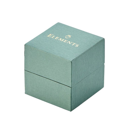 December Birthstone - 9ct Gold stud earrings - Image 2