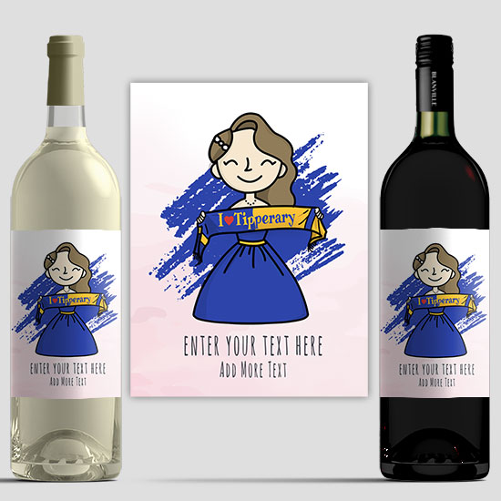 Football Fan For Her Personalised Wine