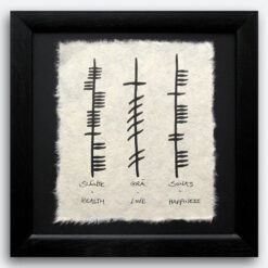 Health Love Happiness Ogham (Small)