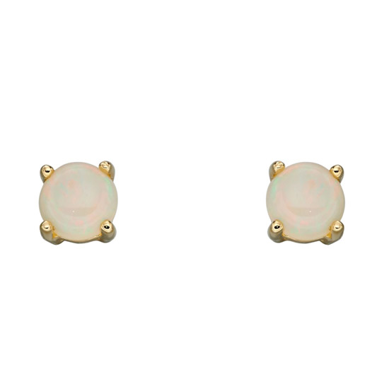 October birthstone stud earrings