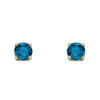 December Birthstone - 9ct Gold stud earrings