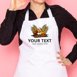 Your Own Text Bakery Theme Apron (Personalise)