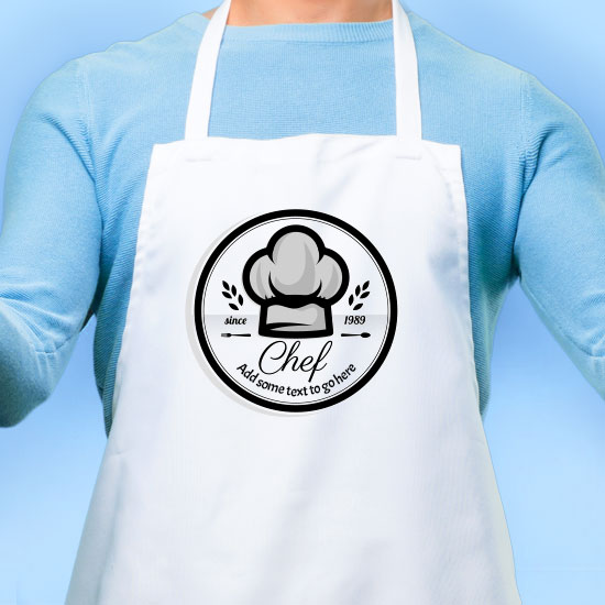 Chef Theme Apron Design 2 (Personalise)