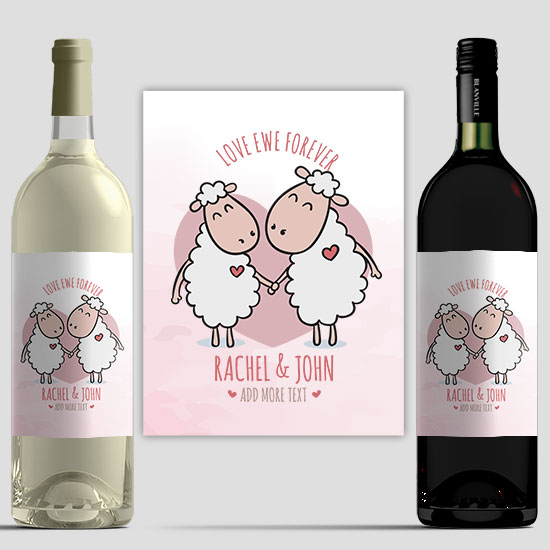 Love Ewe Forever (Personalised Wine)