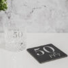 "50" Milestones Whiskey Tumbler & Coaster Set