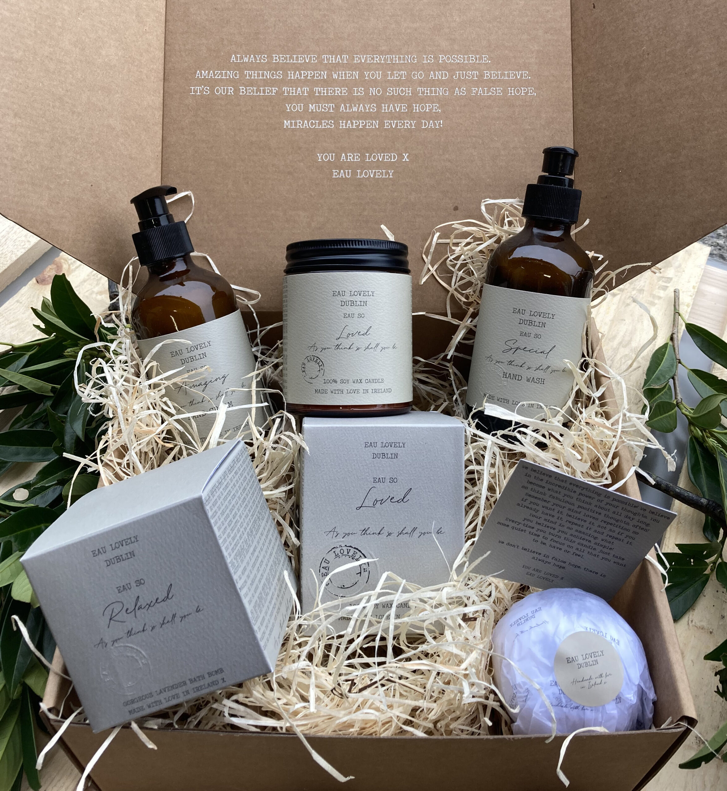 Herb Dublin Box of Love & Hope Hamper Wellness Hamper