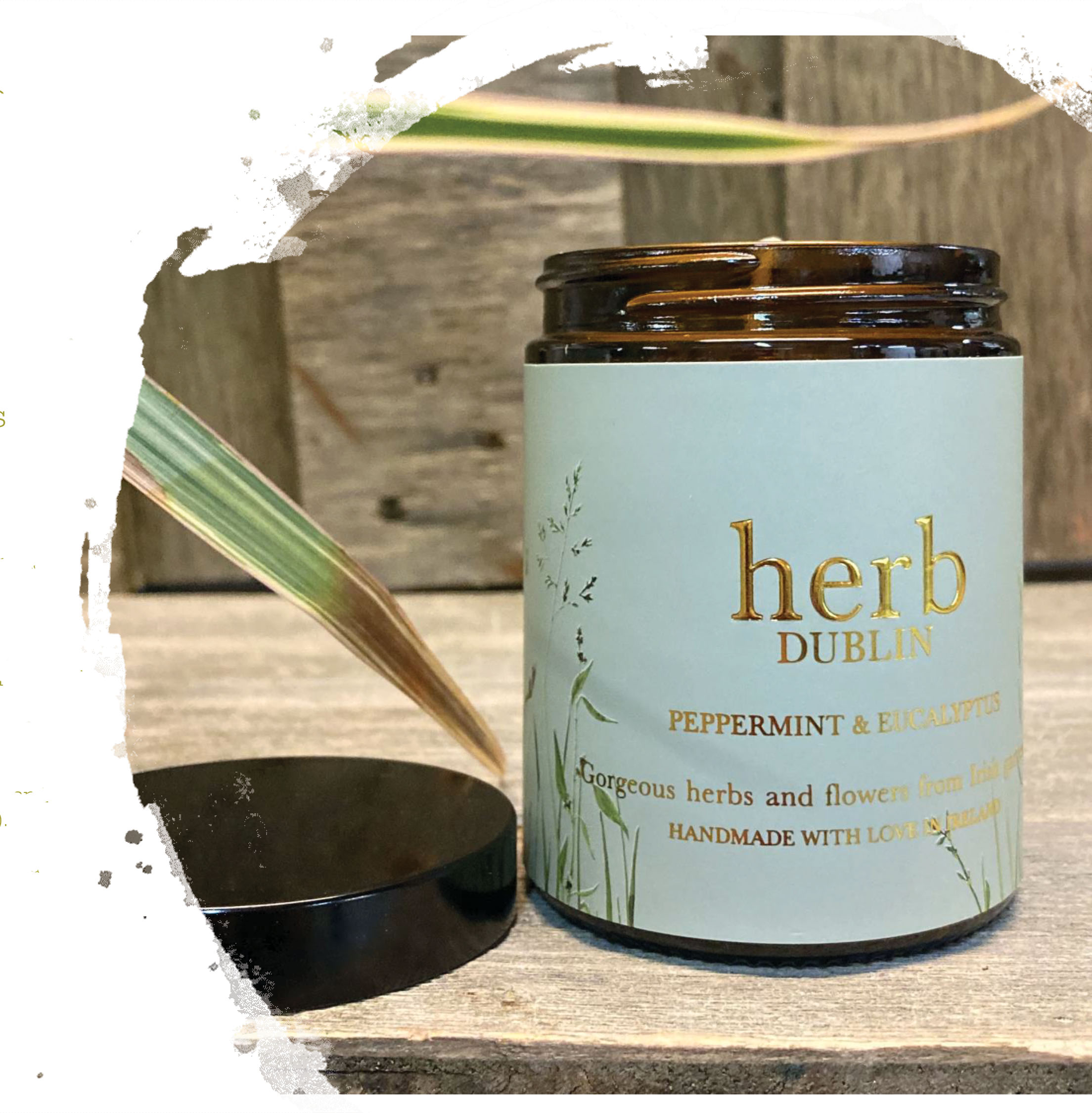 Herb Dublin Peppermint and Eucalyptus Jar Candle