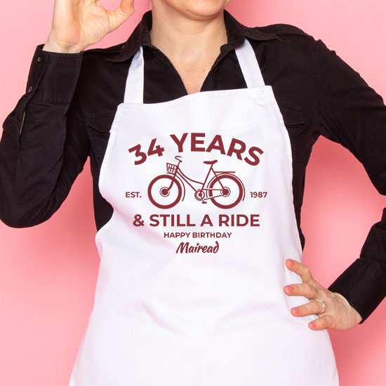 Still A Ride Apron For Her (Personalise)