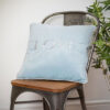 Love Velvet Cushion Pastel Blue 42cm
