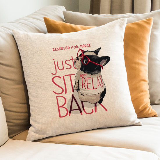 Just Sit Back and Relax Cushion