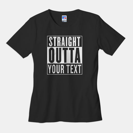 Straight Outta..... Mens T-shirt