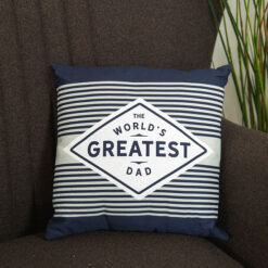 The Worlds Greatest Dad-Square Scatter Cushion 30cm