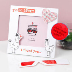 I'm So Lucky I Found You - For Your Eyes Only X-Ray Photo Frame