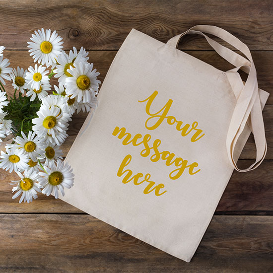 "Your Text" Personalised Tote Bag