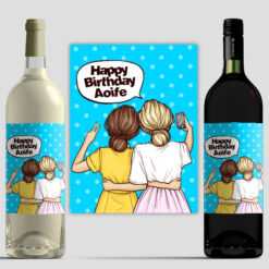 2 Gals Personalised Wine