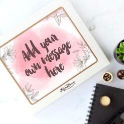 Add Your Own Message Chocolate Box - Red