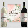 Anniversary Wine - Floral Delight