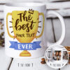 The Best "Your Text" Personalised Mug with Photo Upload